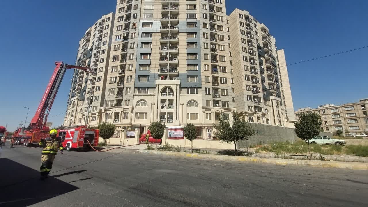 برگزاری مانور امداد و نجات و اطفای حریق در قزوین 