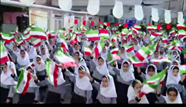 اجرای سرود دختر ایران در ایلام