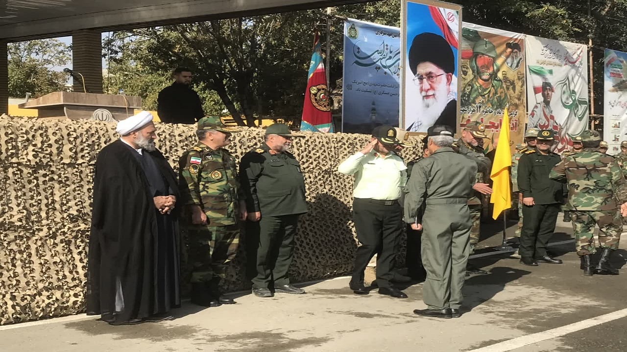 عهد سربازی در صبحگاه قرارگاه منطقه‌ای شمال‌غرب ارتش