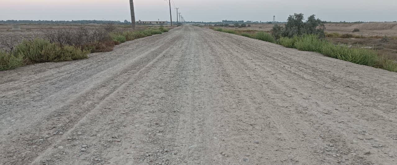 فرسودگی آسفالت در جاده روستای حسن بیگی