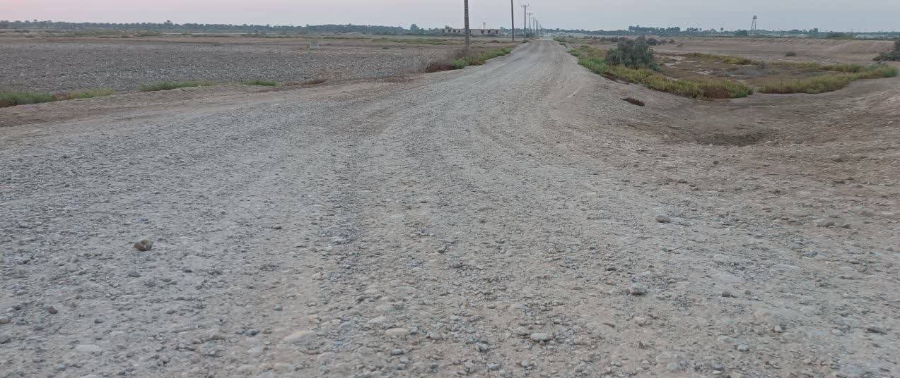 کهنگی آسفالت در جاده روستای حسن بیگی ا