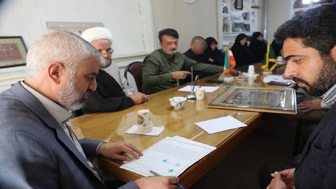 بخشش یک قاتل در قم