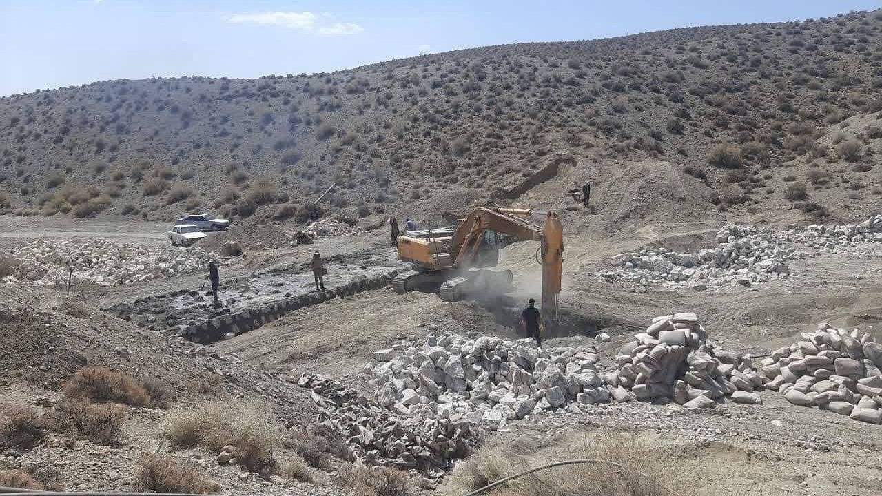 کاهش اثرات خشکسالی در کرمان با عملیات آبخیزداری