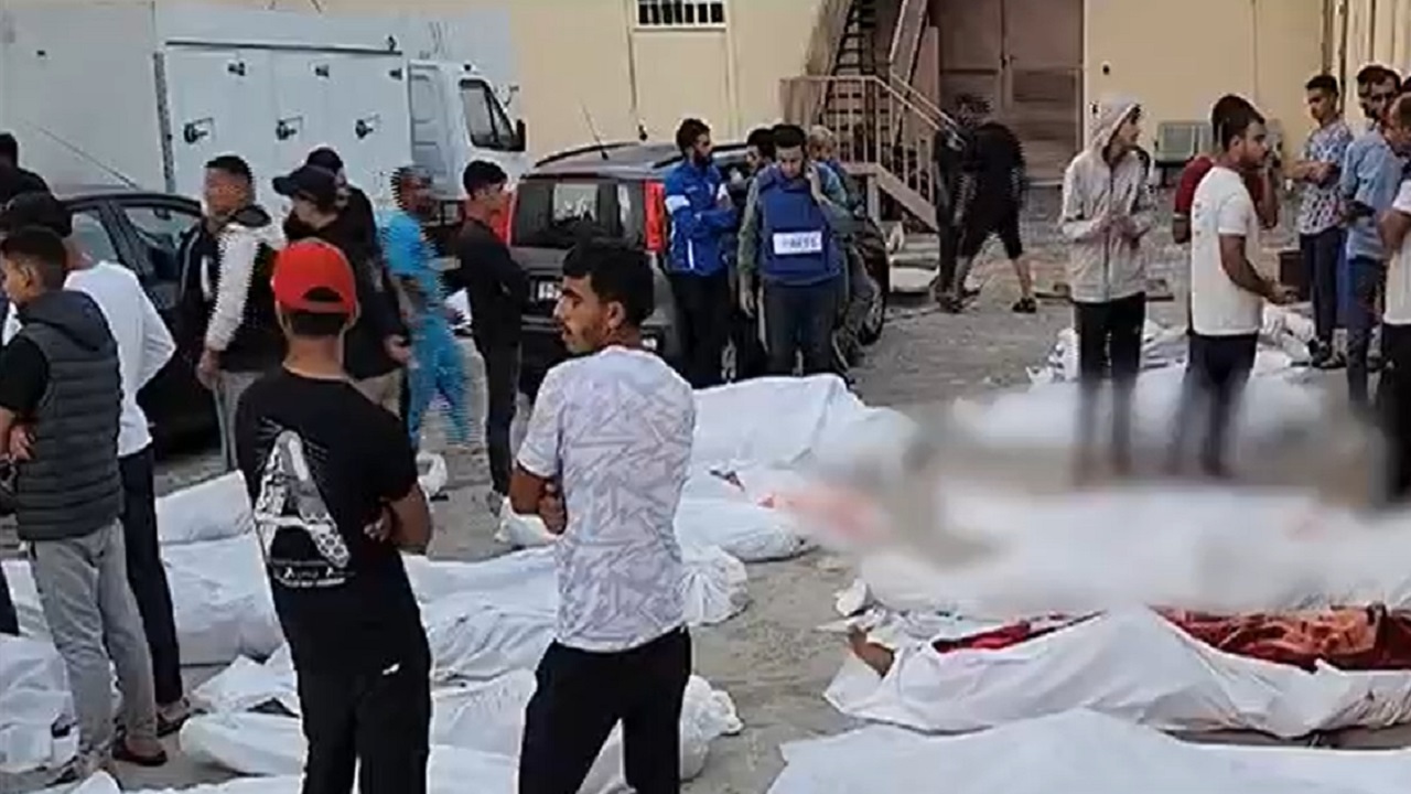 وضعیت غم‌انگیز بیمارستان شهداء الاقصی در غزه + فیلم