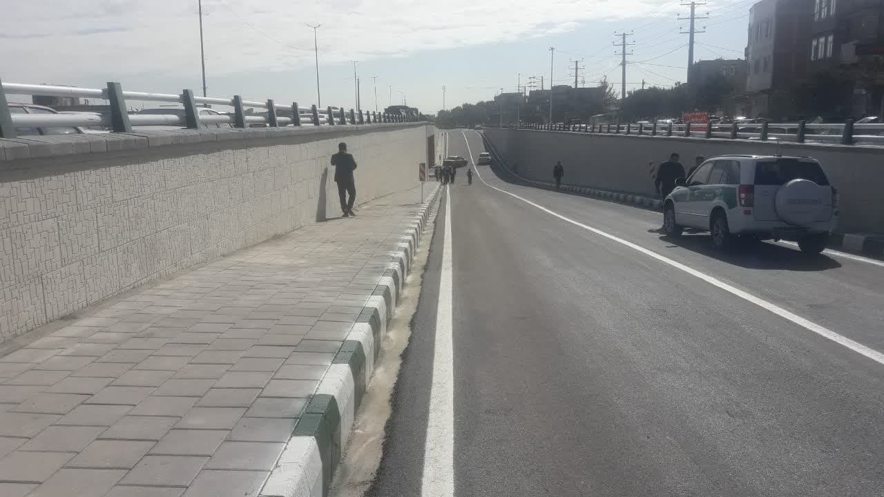 بهره برداری از تقاطع غیرهمسطح دوربرگردان المهدی در ارومیه
