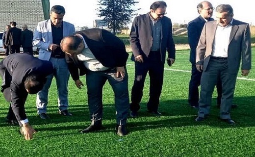 آیین افتتاح ۳ پروژه ورزشی در رشت