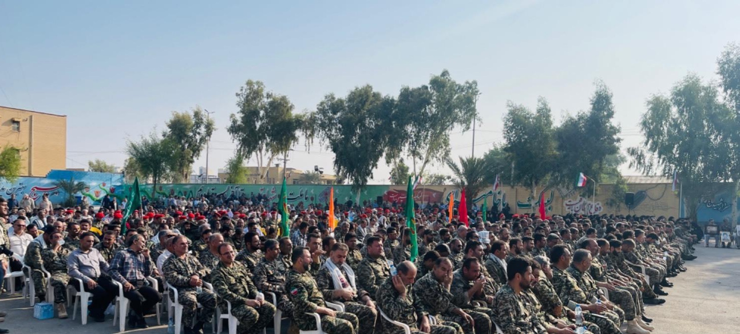 برگزاری صبحگاه مشترک بسیجیان صنعت نفت جنوب در اهواز