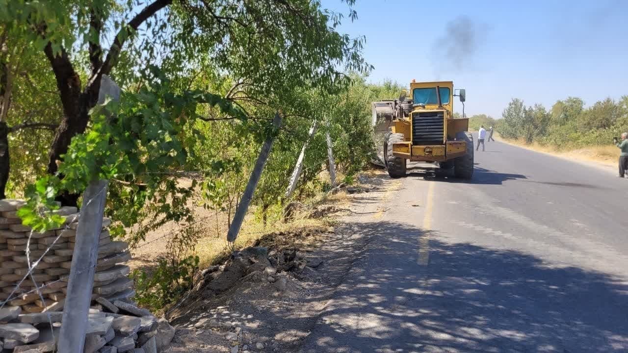 قلع و قمع ۳ بنای غیر مجاز در باغستان قزوین