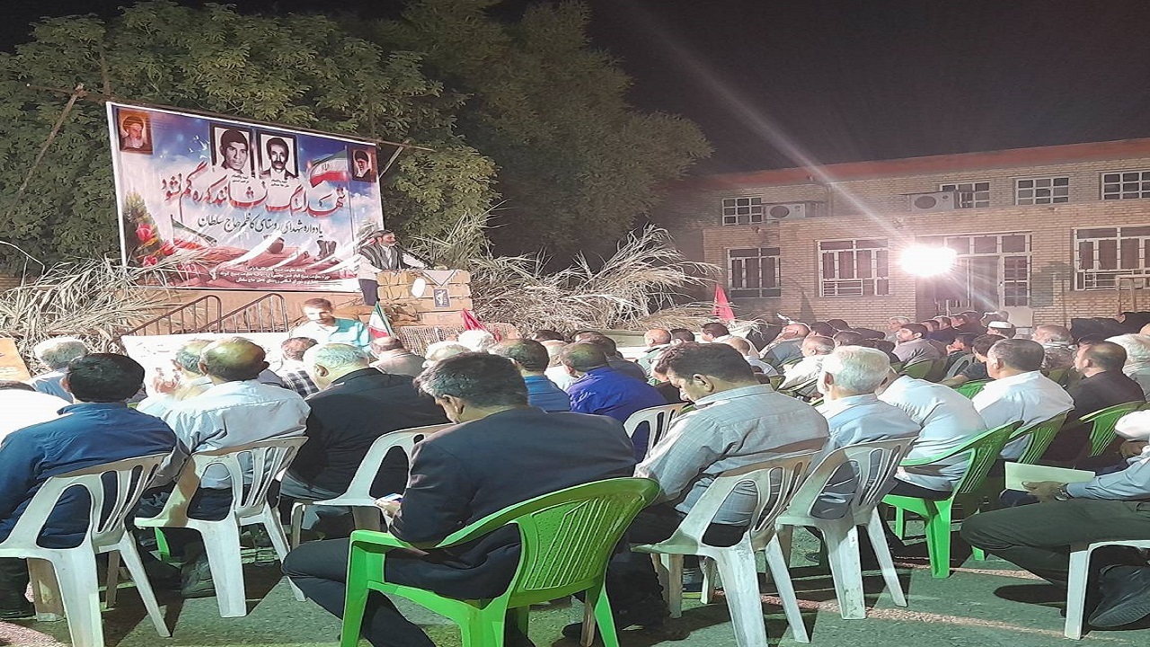 برگزاری یادواره شهدا در روستای کاظم حاج سلطان گتوند + فیلم و تصاویر
