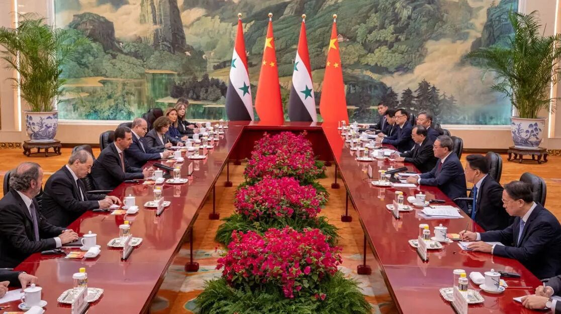 دیدار بشار اسد و مقامات چین