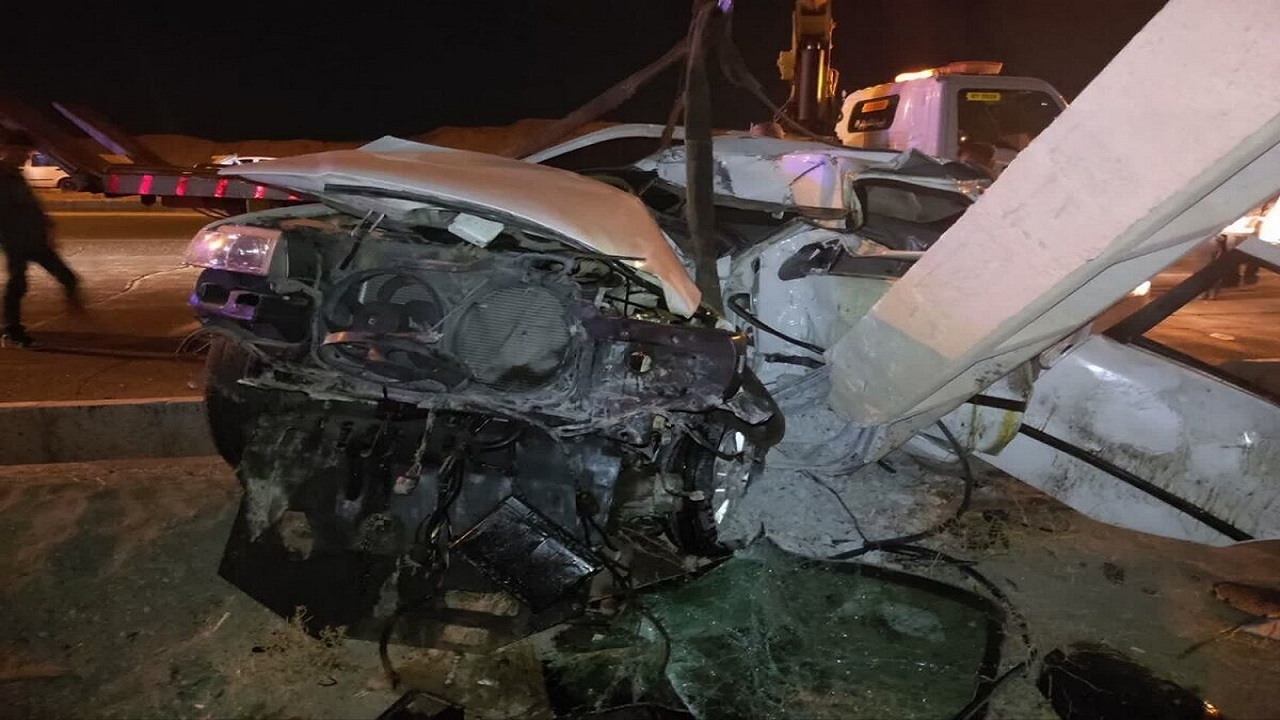 جان باختن راننده جوان در دل شب