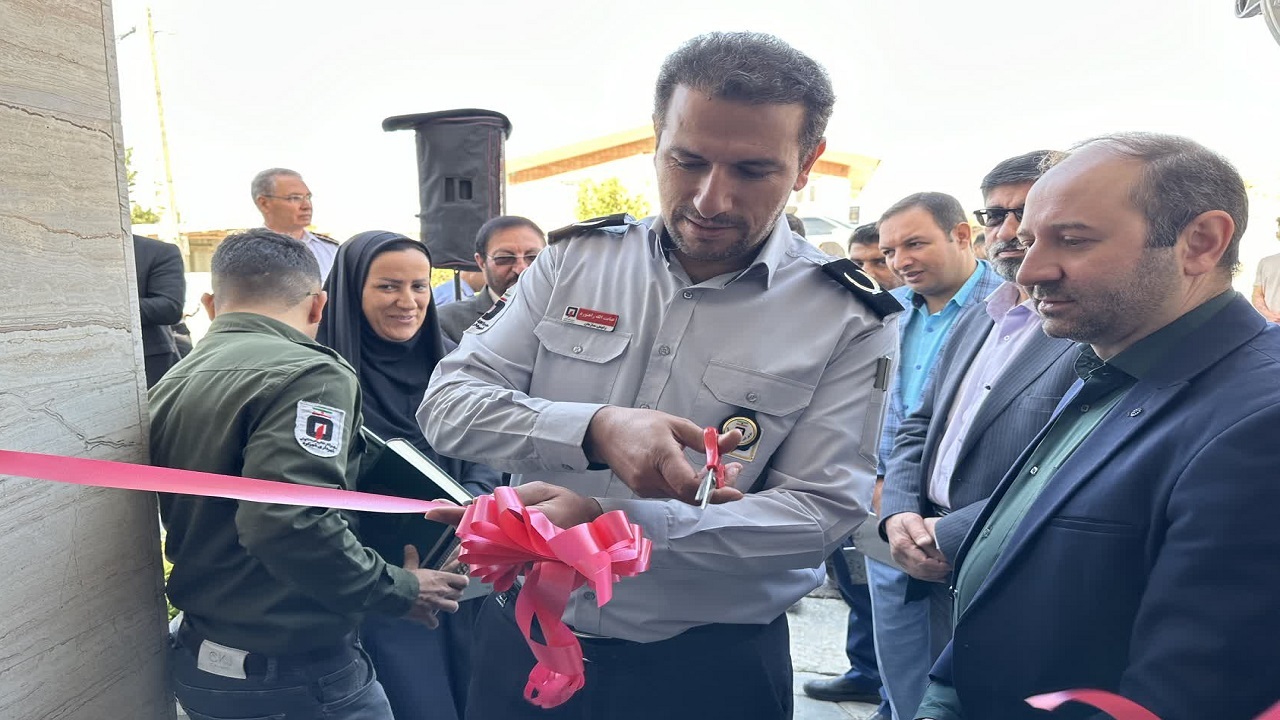 افتتاح مرکز آموزش فرهنگ شهروندی به مناسبت روز آتش نشان + عکس