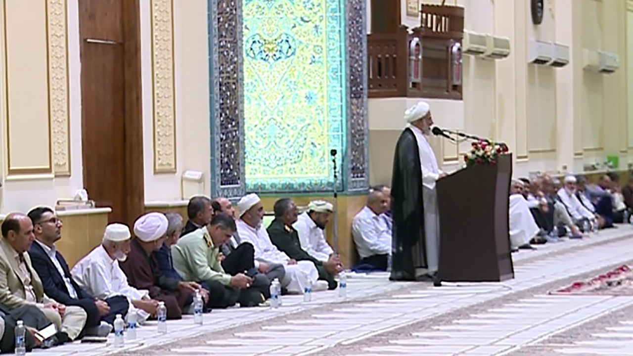 مولودی خوانی در بندرعباس به مناسبت آغاز هفته وحدت