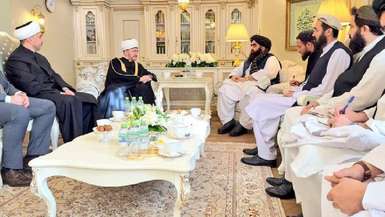 گسترش روابط کابل مسکو محور دیدار مقامات طالبان و مفتی اعظم روسیه