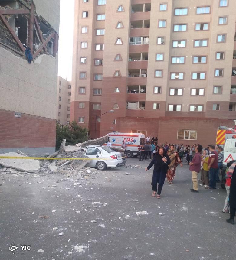 انفجار در  یک مجمتع مسکونی در شیراز