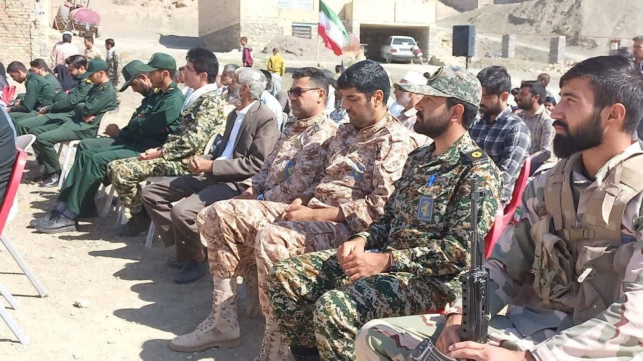 برگزاری مراسم آبروی محله به یاد شهید اهل سنت بالال در روستای درازاب