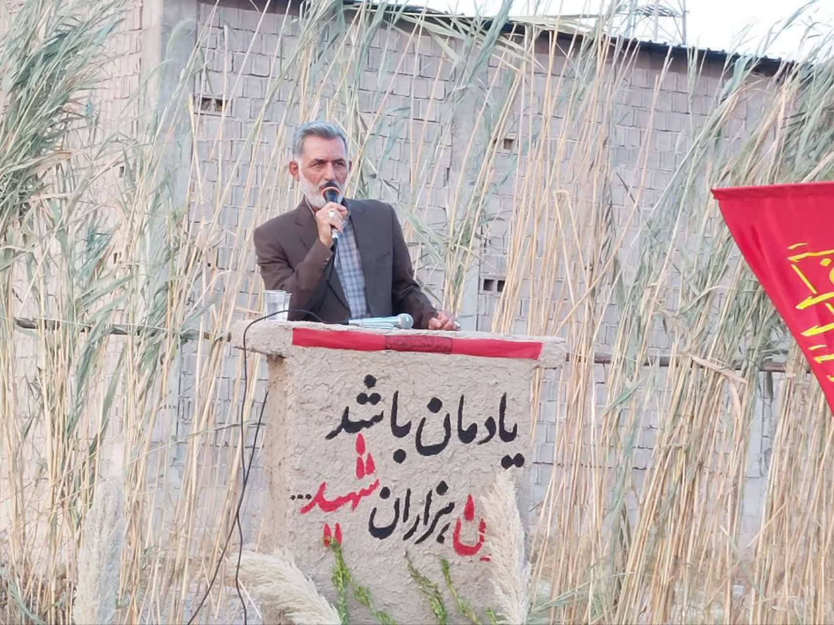 حال و هوای دفاع مقدس در روستای اکبری