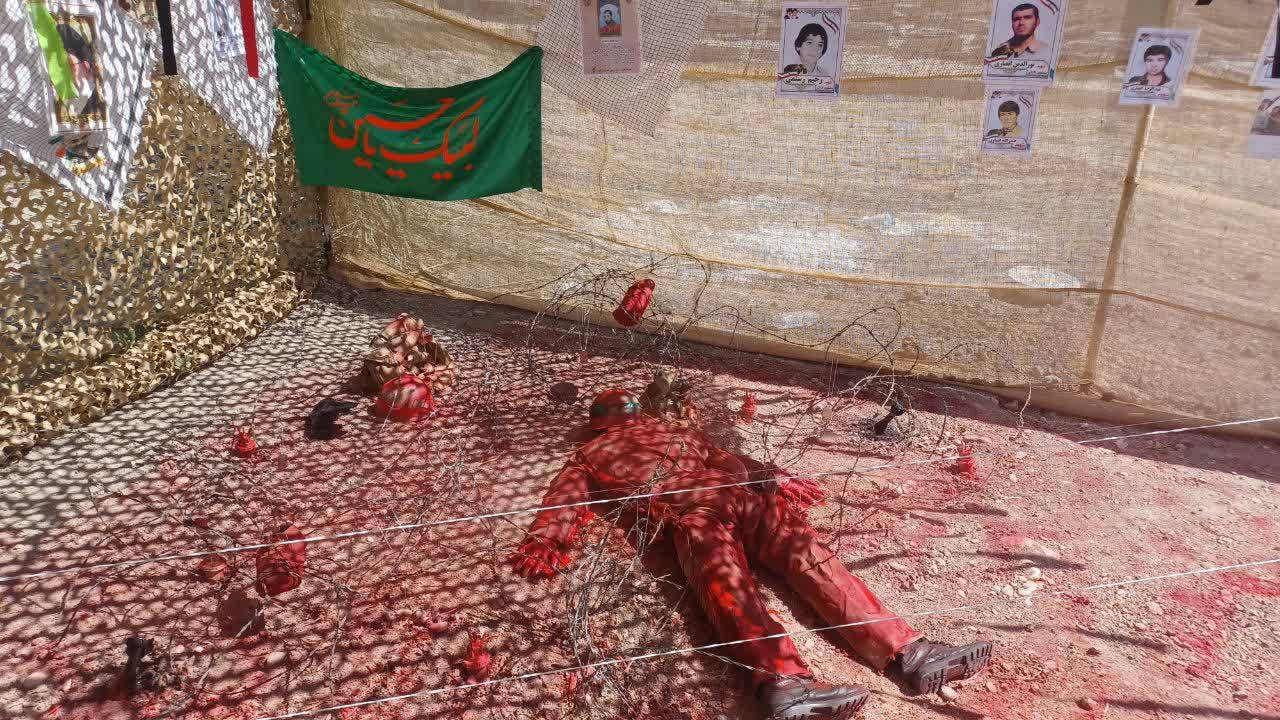 مراسم یادواره شهدا در روستای اکبری