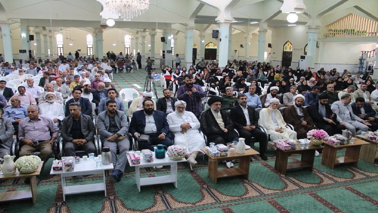 گوشه‌هایی از مراسم نسیم رحمت و مهربانی در اوز و خنج به مناسبت هفته وحدت