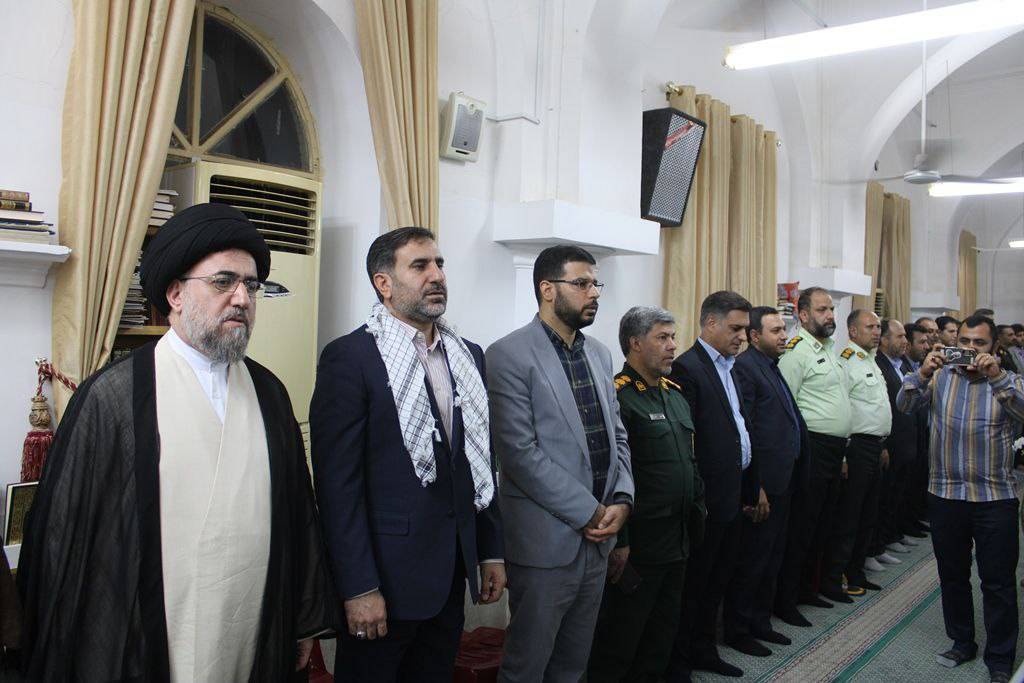 حضور مسئولان در مراسم