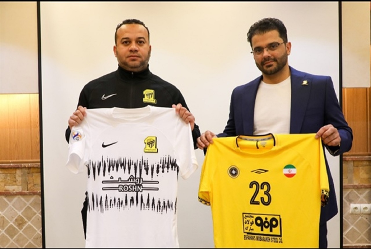 سپاهان با لباس زردرنگ مقابل الاتحاد به میدان می‌رود