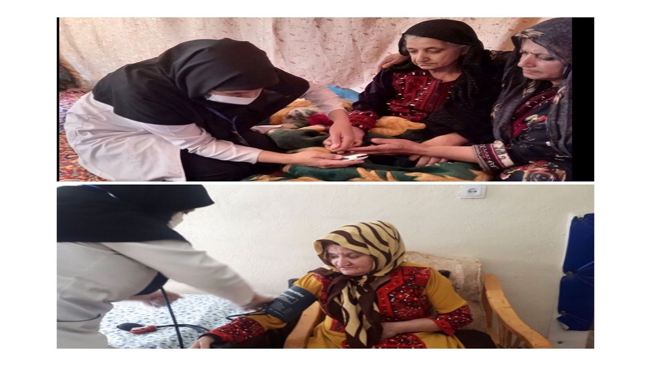 خدمات مراقبتی رایگان مرکز بهداشت زاهدان به سالمندان