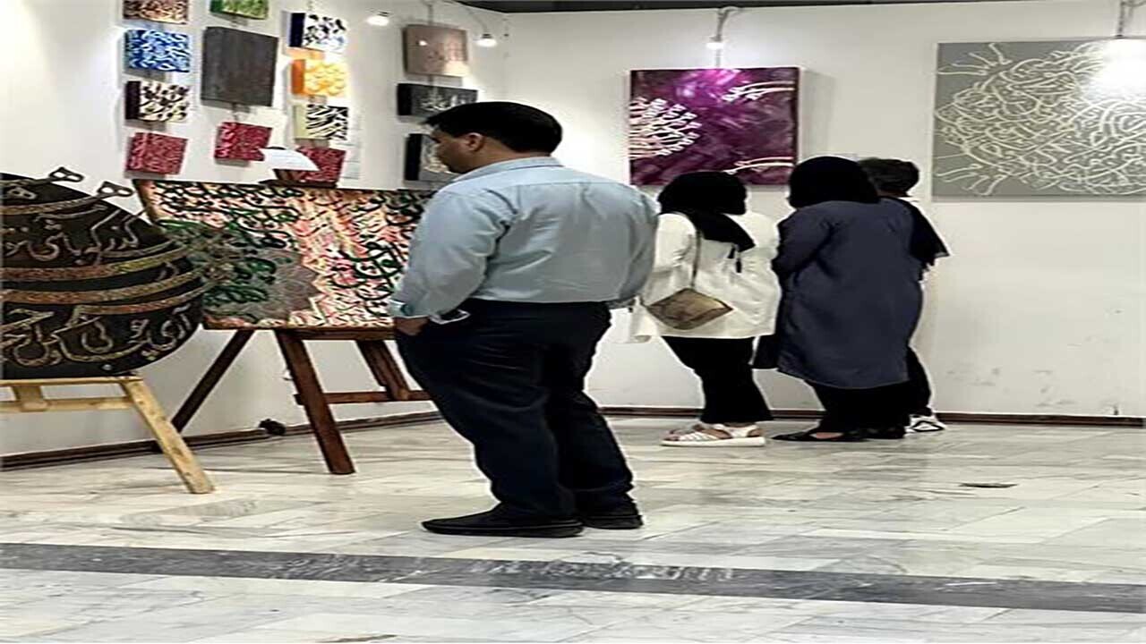 برپایی نمایشگاه خوشنویسی در شیروان