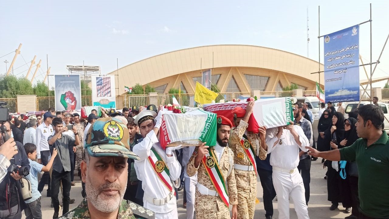 تشییع پیکر شهدا