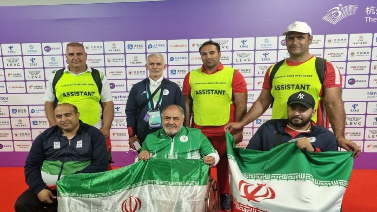 هر سه مدال پرتاب دیسک مردان به ایران رسید