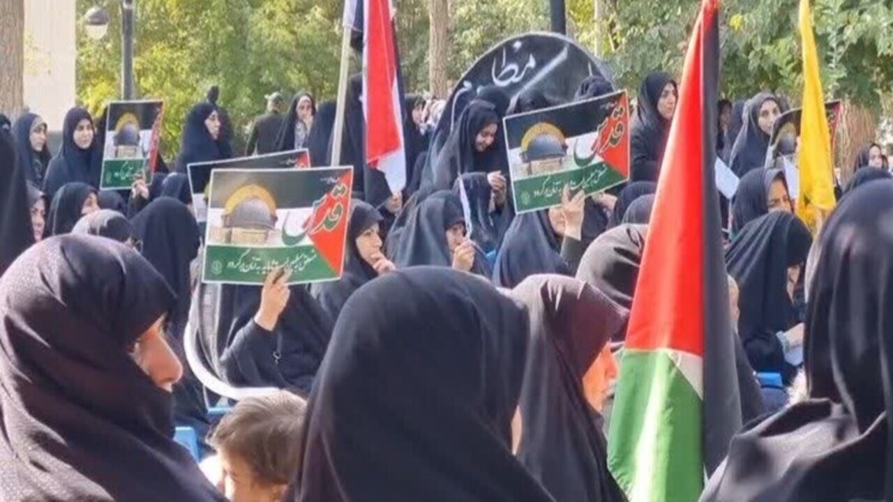 حمایت بانوان گنابادی از زنان و کودکان شجاع فلسطینی