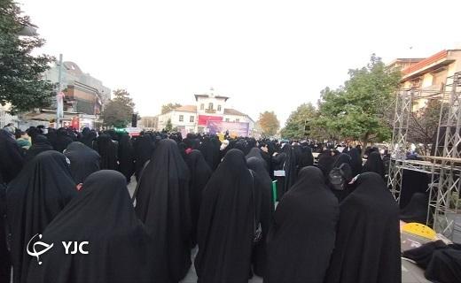 اجتماع بانوان رشت در حمایت از مادران و کودکان غزه