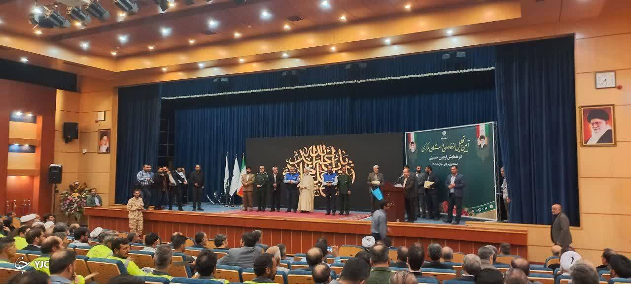 از موکبداران اربعین حسینی در اراک تجلیل شد