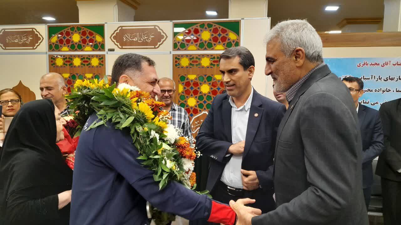 آیین استقبال از پارا شطرنج باز مدال آور بوشهری برگزار شد