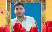 پیکر پاک شهید نیروی انتظامی در ساوجبلاغ تشییع شد