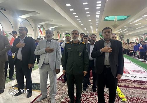 اجتماع دانش آموزان بندرعباسی در گلزار شعدابه مناسبت هفته بسیج دانش آموزی