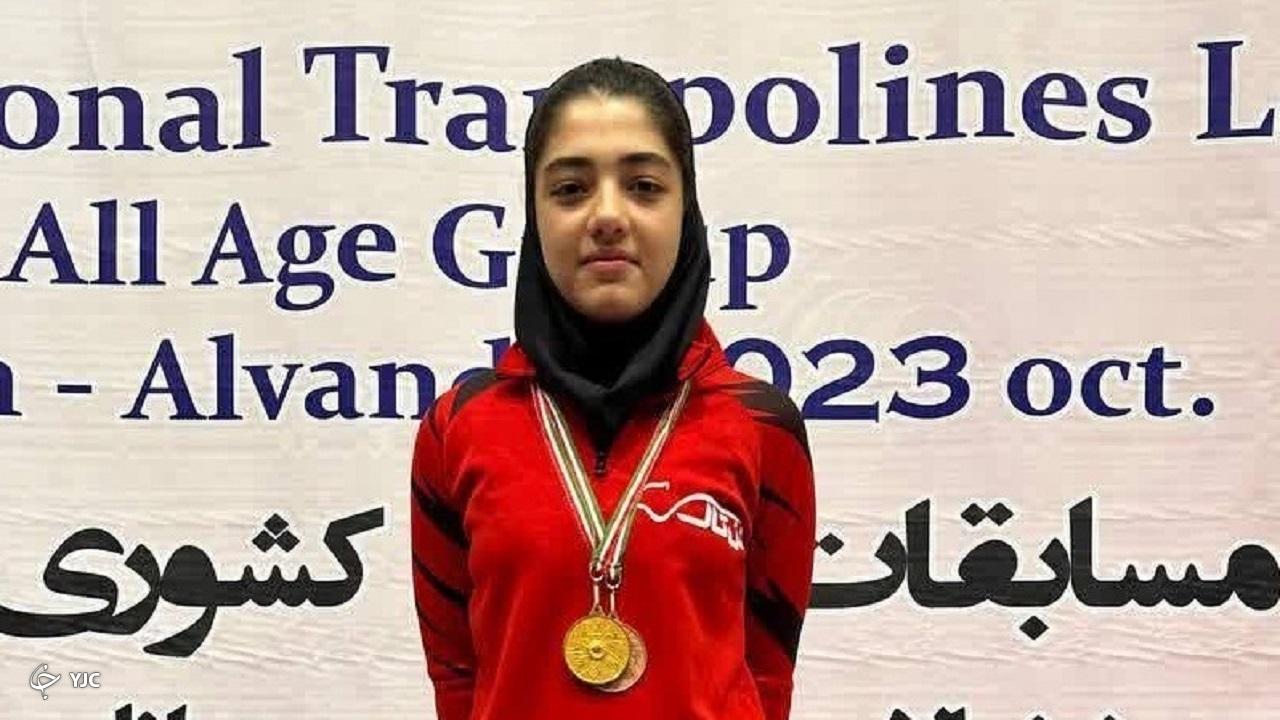 قهرمانی ورزشکار مهابادی در مسابقات کشور