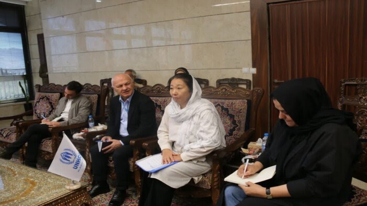 بازدید نماینده کمیساریای عالی سازمان ملل در امور پناهندگان از مرز دوغارون 