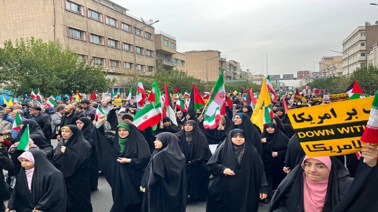 اجتماع مردمی دانشجویی «بهشت قدس» برگزار می‌شود/ پخش زنده سخنرانی سیدحسن نصرالله