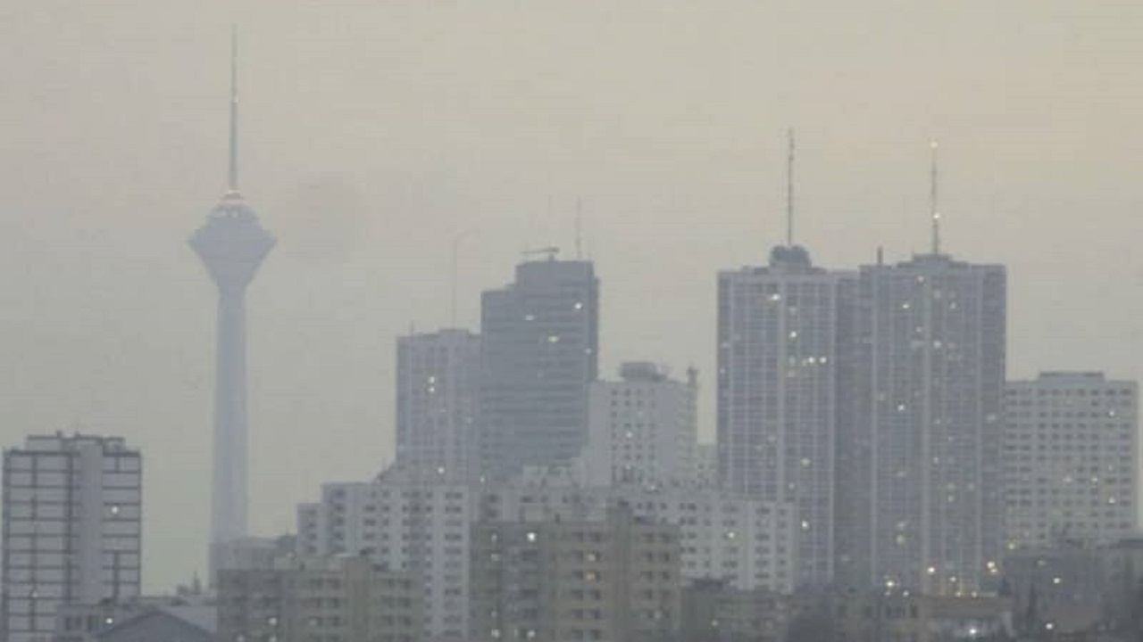 کیفیت هوای تهران برای گروه‌های حساس ناسالم است