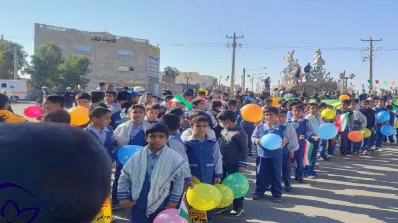 حضور مردم خراسان جنوبی در راهپیمایی ۱۳ آبان + تصاویر