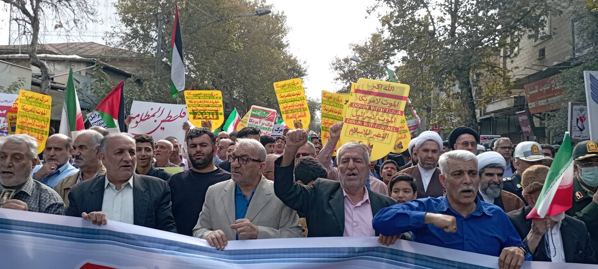 برگزاری راهپیمایی یوم الله ۱۳ آبان در گلستان + تصاویر