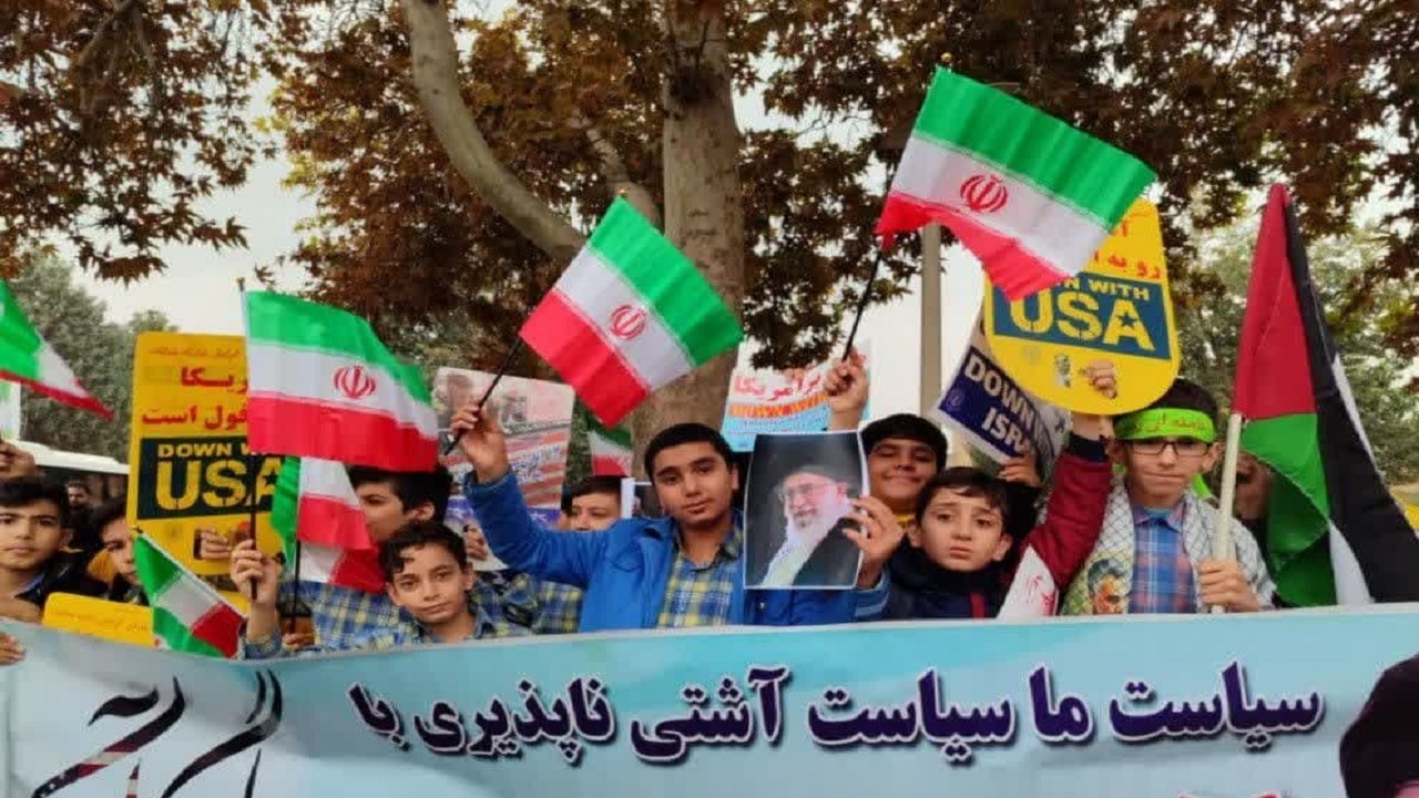حضوری پرشور ایرانی ها سراسر کشور در مراسم ۱۳ آبان + تصاویر