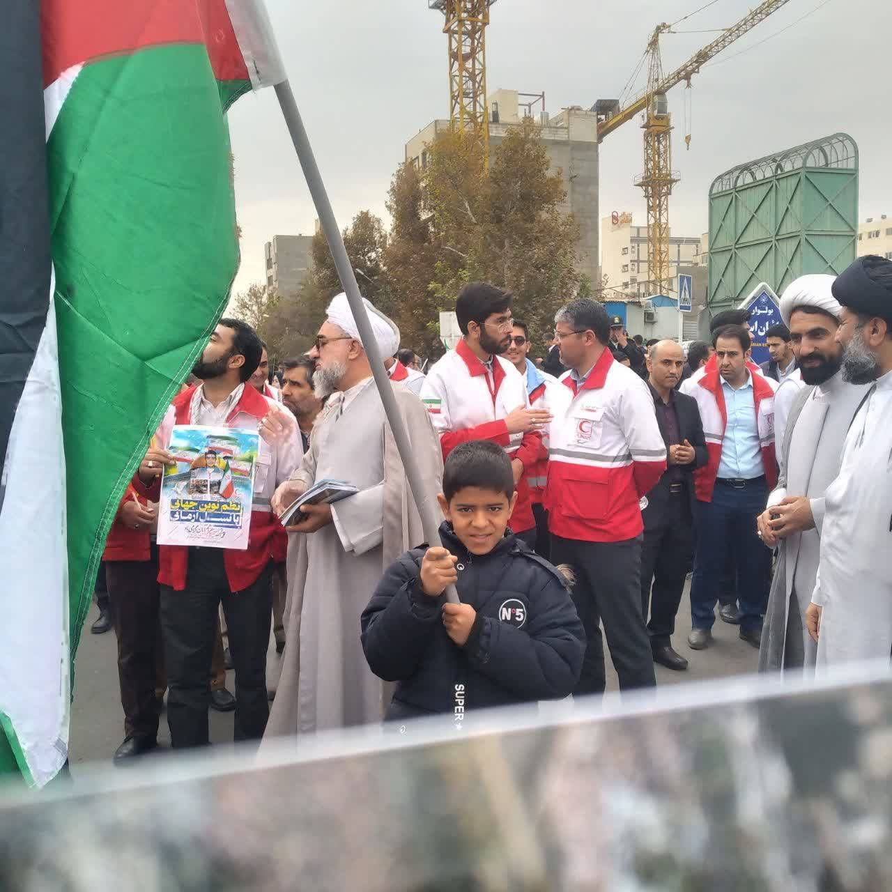 مراسم راهپیمایی در مشهد