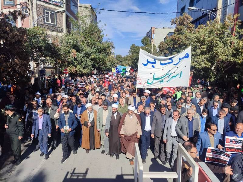 اجتماع با شکوه نهاوندی&zwnj;ها در حمایت در مردم مظلوم فلسطین