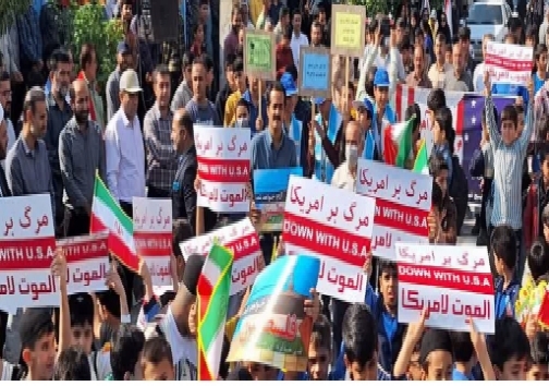 برگزاری راهپیمایی روز ۱۳ آبان در خوزستان+ تصاویر
