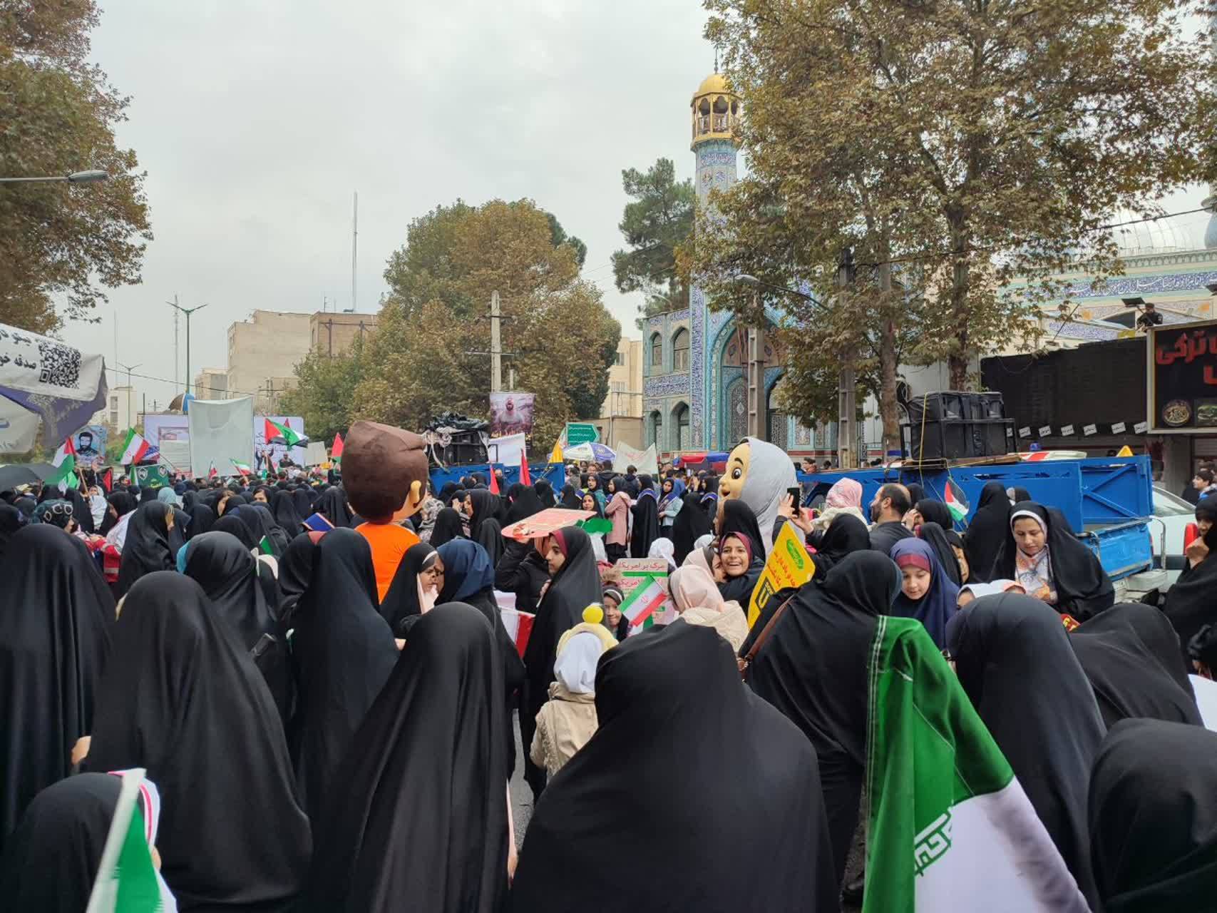 حضور بانوان در راهپیمایی