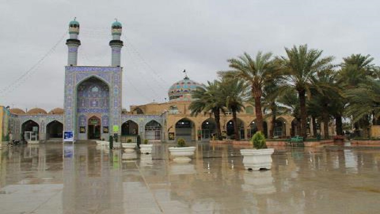 بارش اولین باران پاییزی در بافق + فیلم