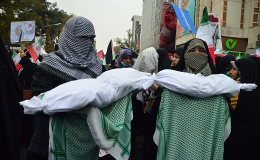 نمادی از کودکان شهید فلسطین