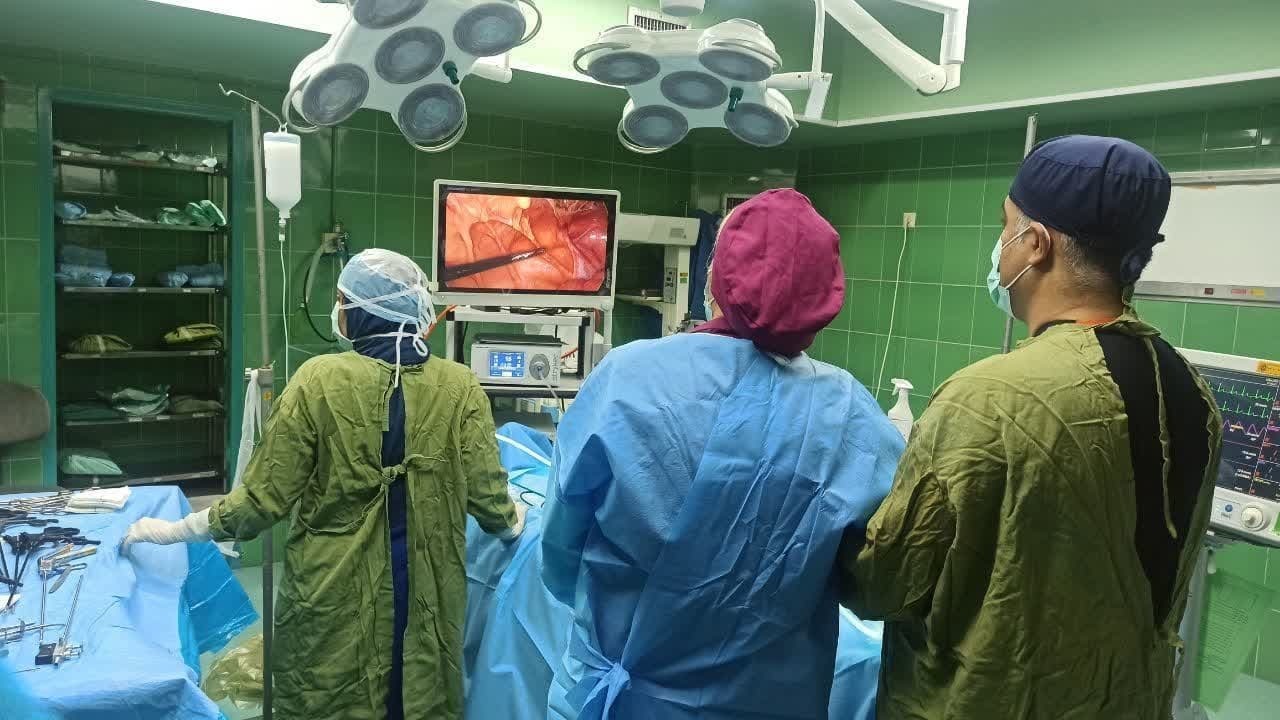 انجام نخستین عمل جراحی هرنی با دستگاه لاپاراسکوپی در نکا
