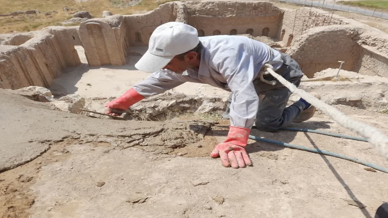پایان مرمت کاخ اردشیر بابکان در فارس